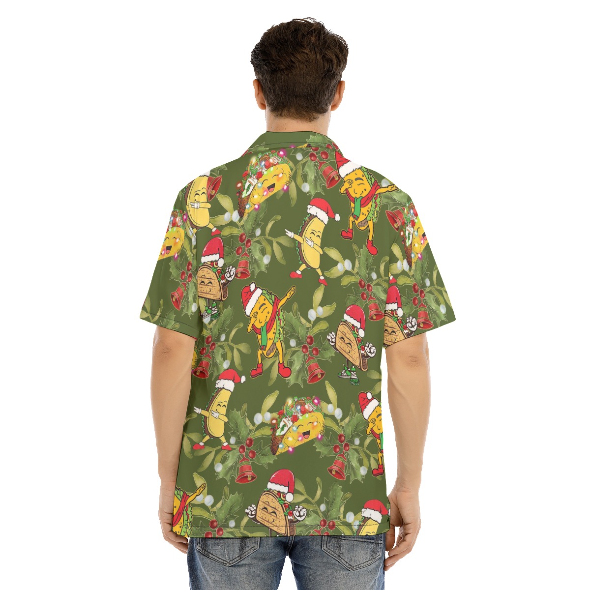 Men's Delicious Taco Christmas Hawaiian Shirt