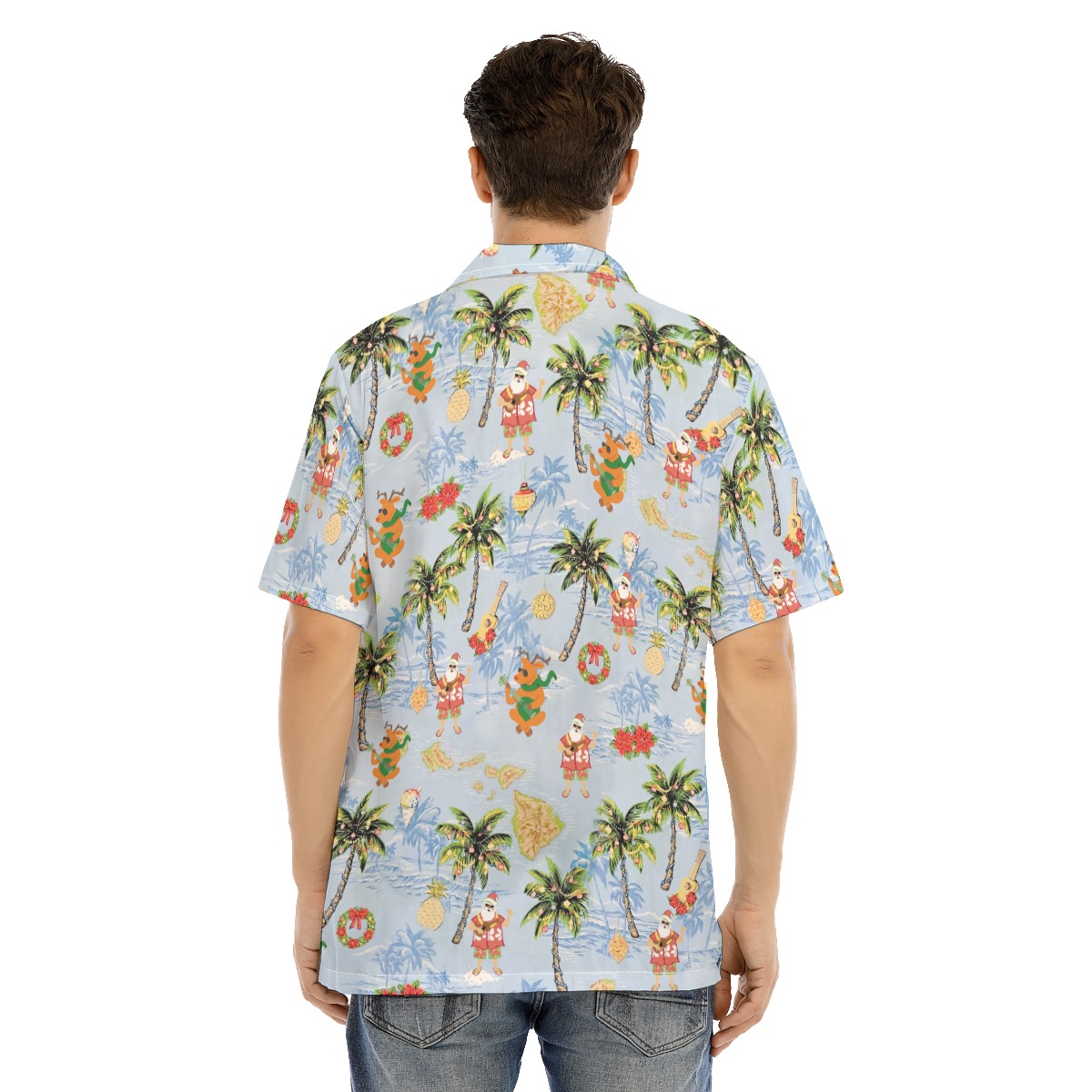 Men's Musical Christmas Hawaiian Shirt