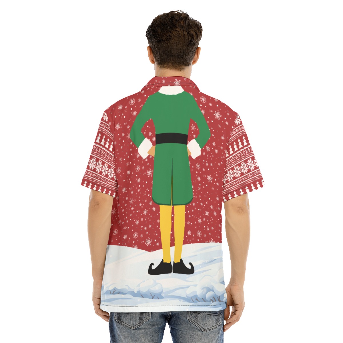 Funny Costume ELF Christmas Hawaiian Shirt
