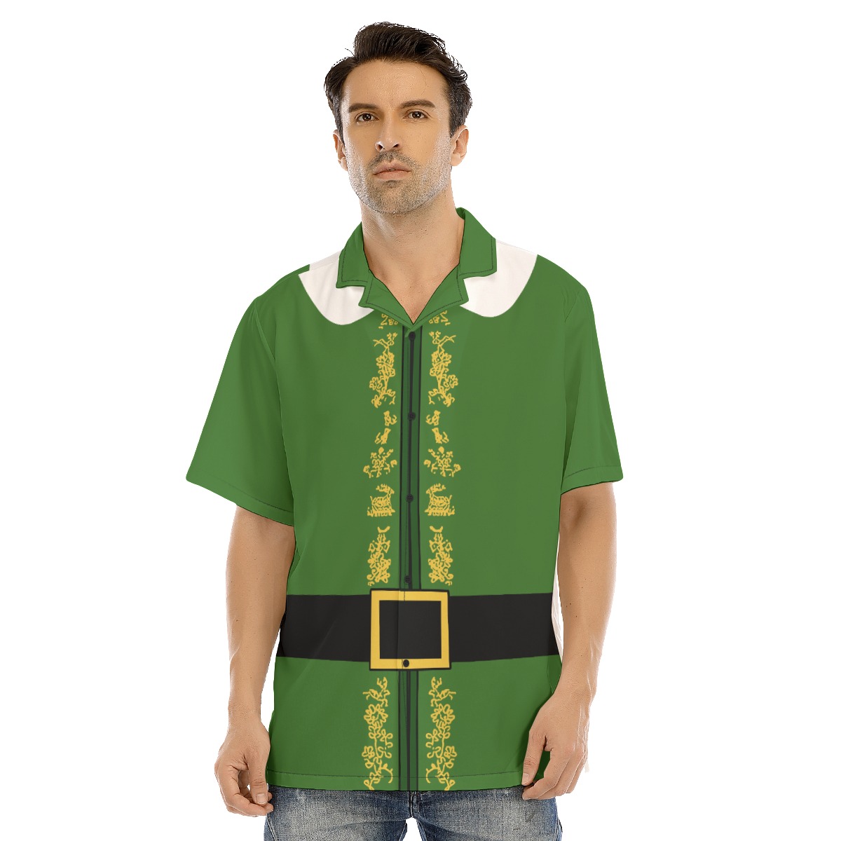Elf Costume Hawaiian Shirt For Men - variant image 1