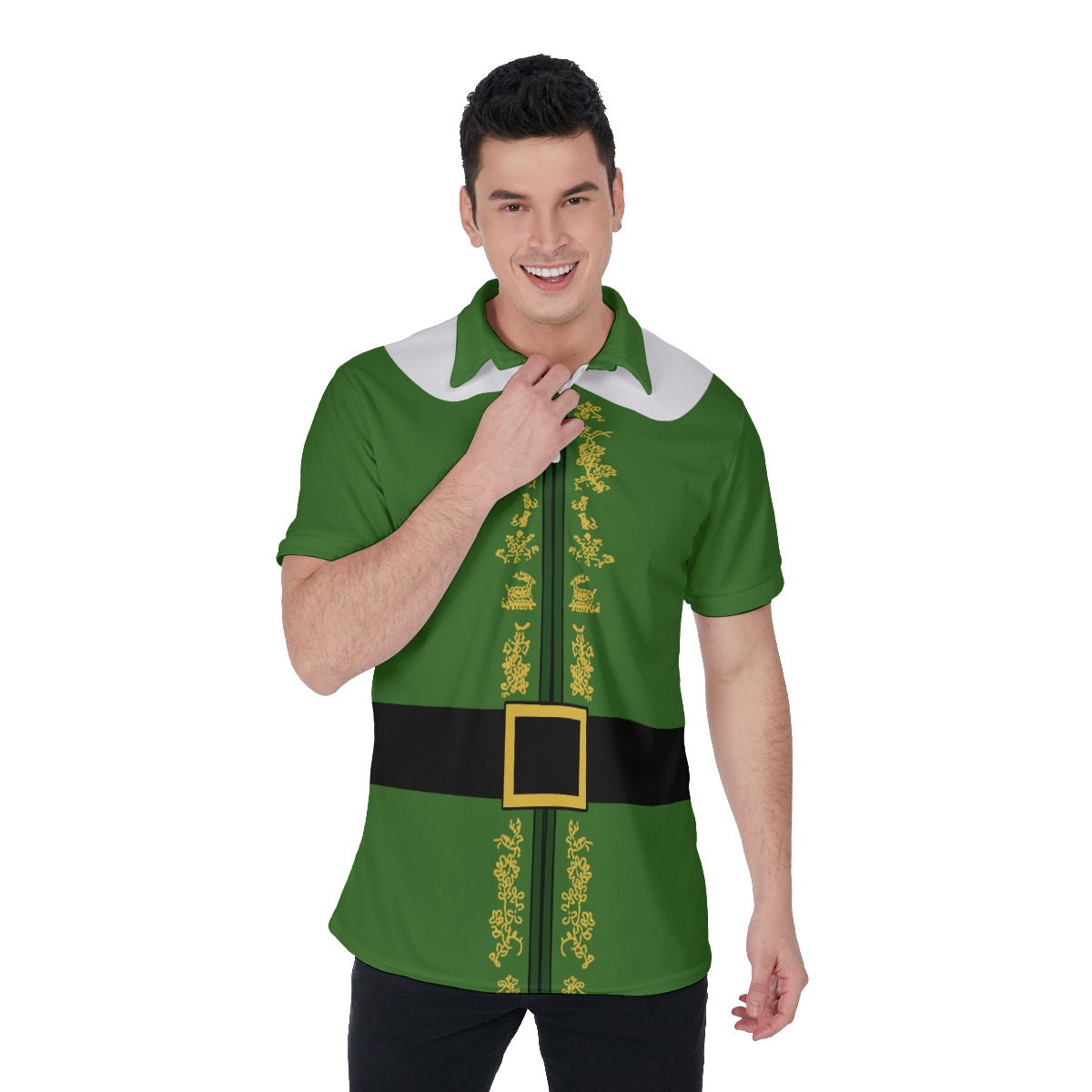 Men's Cool Elf Costume Hawaiian Shirt - variant image 1