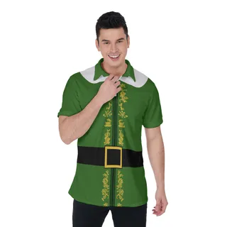 Men's Cool Elf Costume Hawaiian Shirt