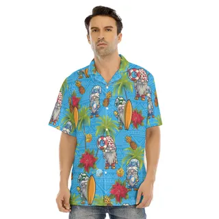 Beach Gnome Christmas Hawaiian Shirt For Men