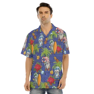 Tropical Gnomes On The Beach Hawaiian Shirt For Men