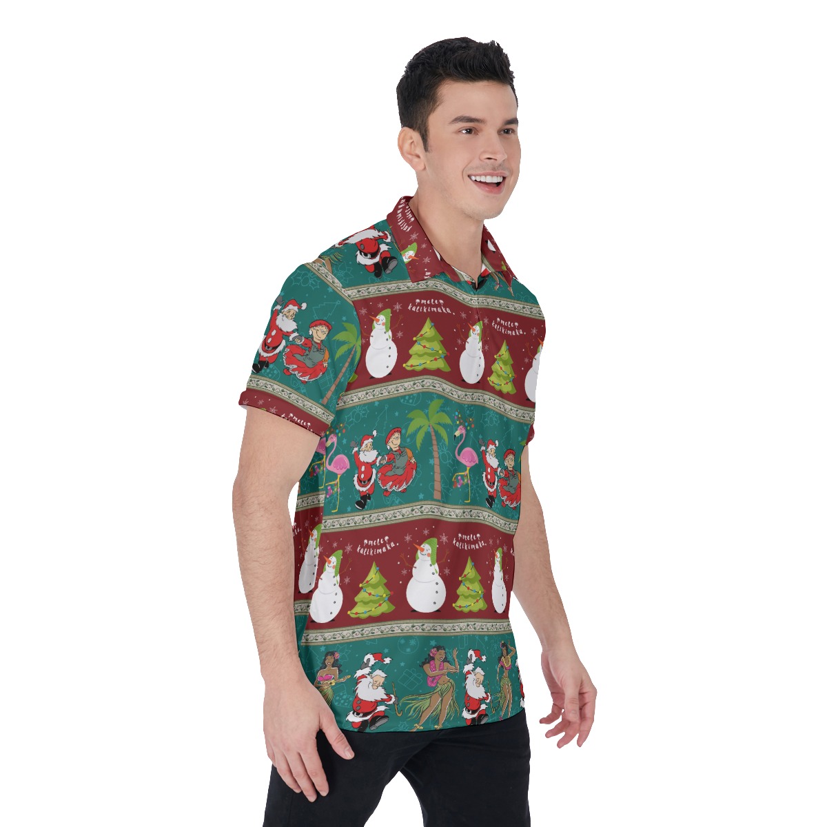 Men's Mele Kalikimaka Hawaiian Shirt