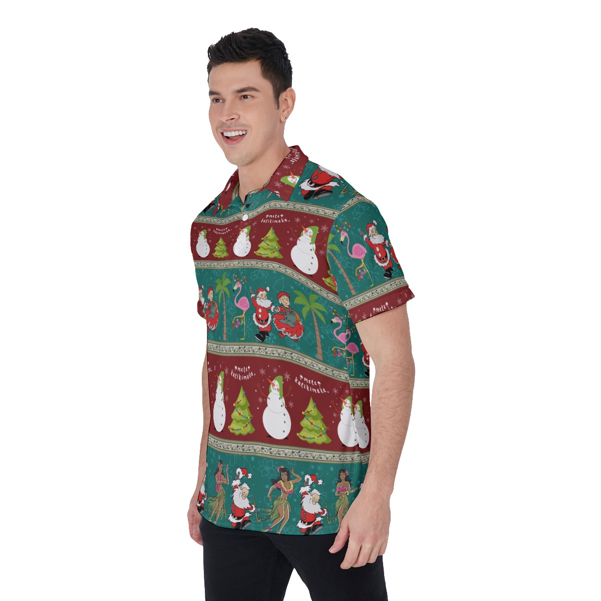 Men's Mele Kalikimaka Hawaiian Shirt