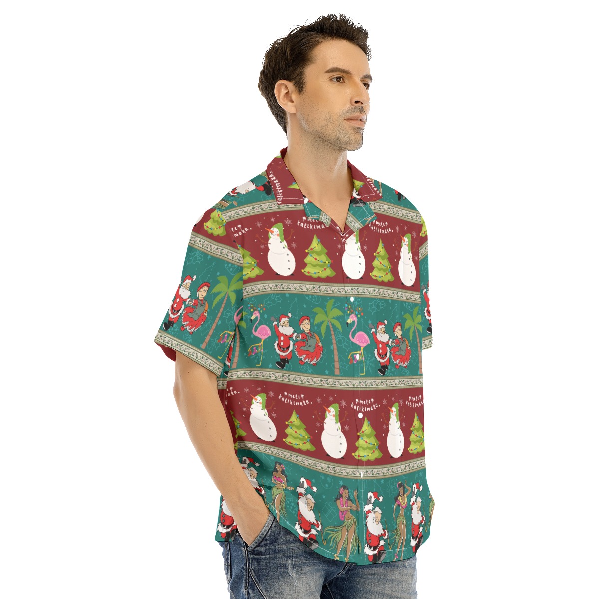 Men's Merry Christmas Hawaiian Shirt