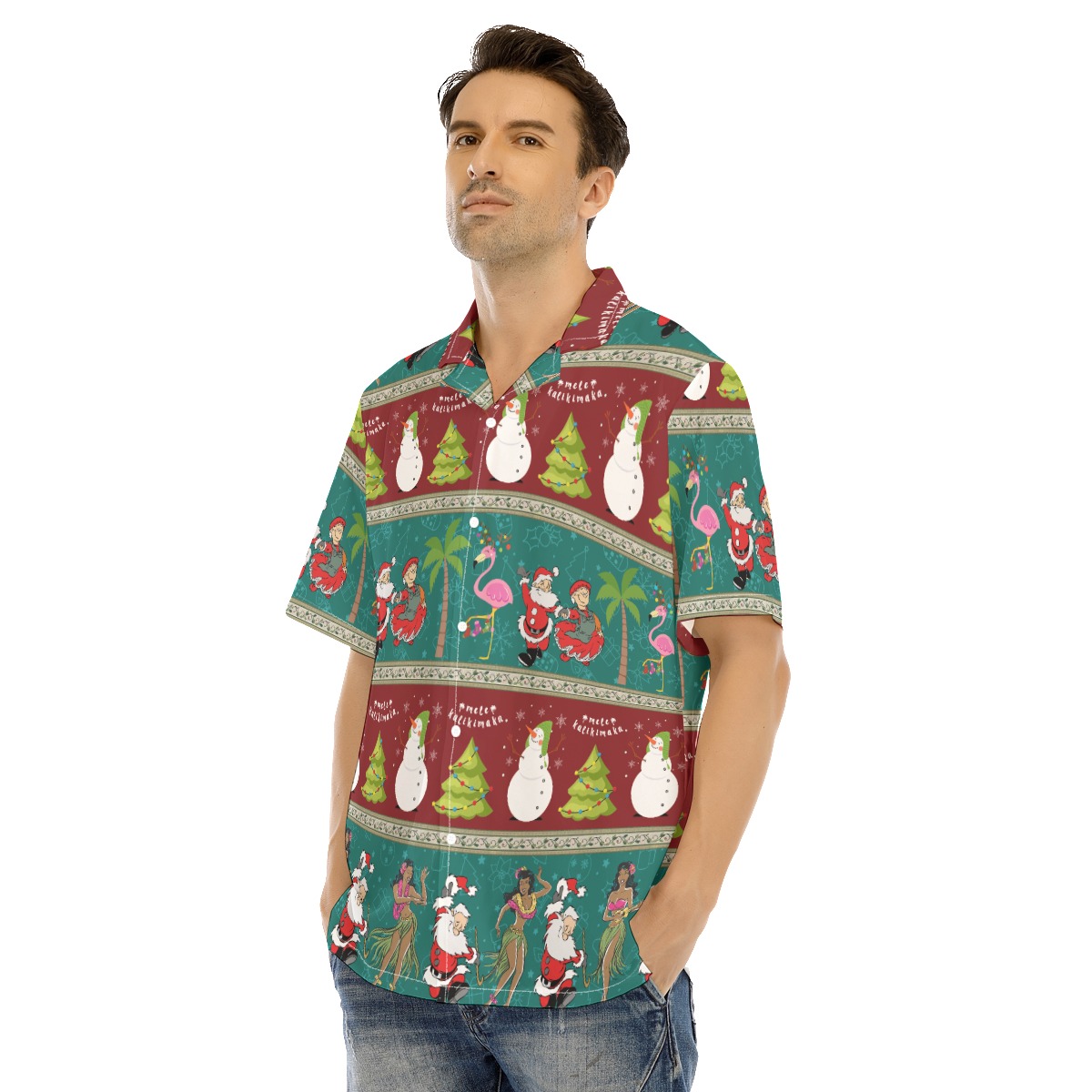 Men's Merry Christmas Hawaiian Shirt