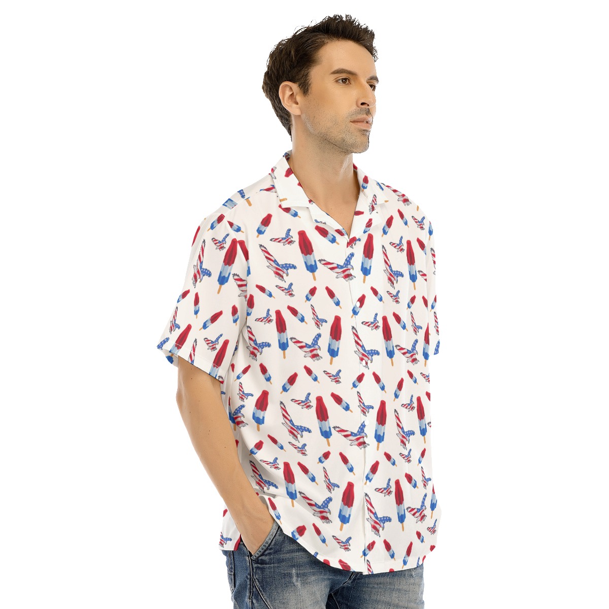 4th Of July Eagle Hawaiian Shirt For Men