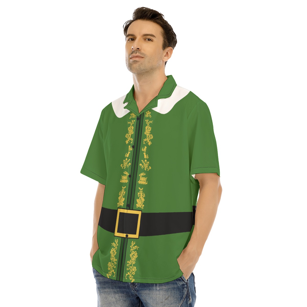 Elf Costume Hawaiian Shirt For Men