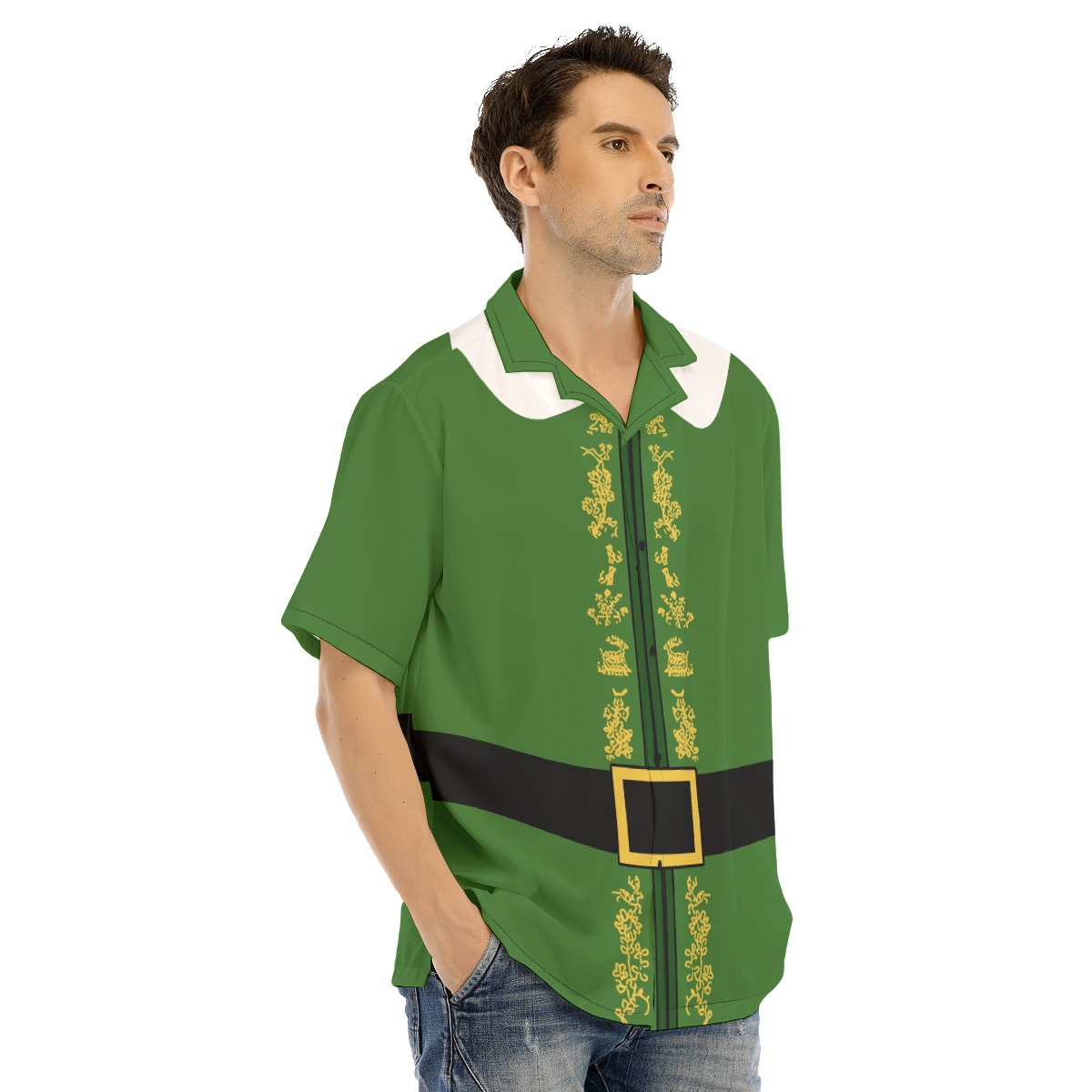 Elf Costume Hawaiian Shirt For Men