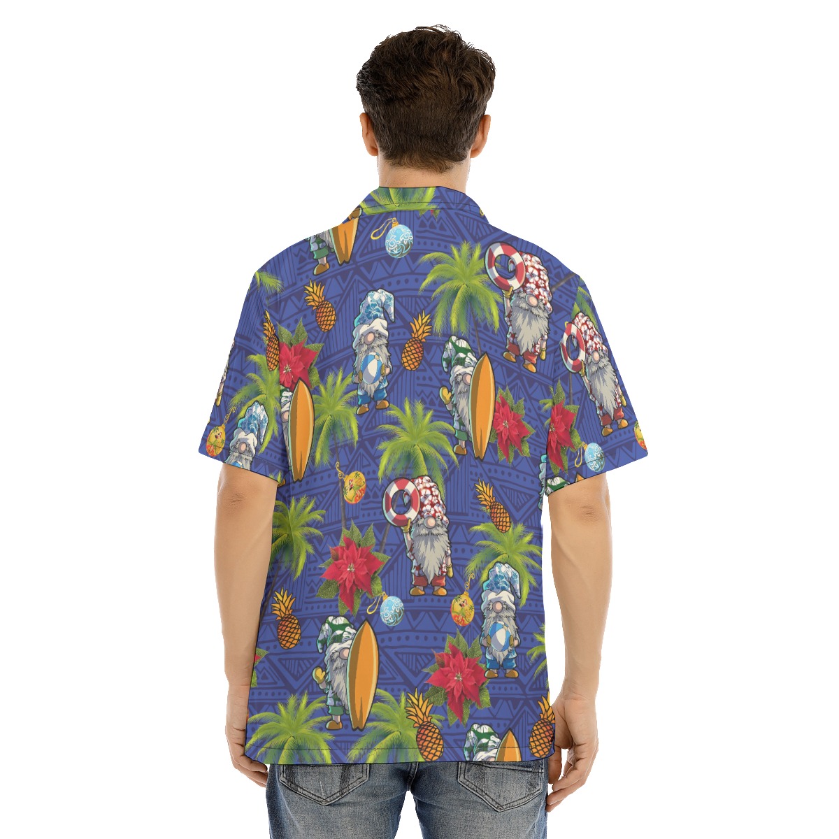 Tropical Gnomes On The Beach Hawaiian Shirt For Men