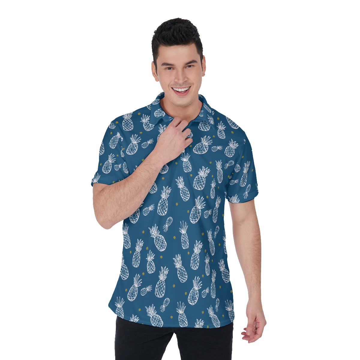 Pineapple Men's Navy Golf Shirt - variant image 1