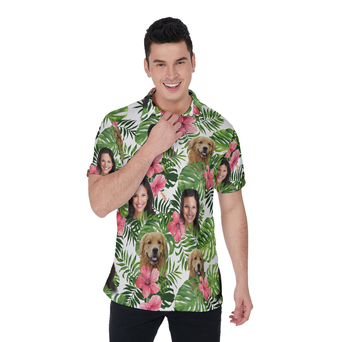 Tropical Men's Polo Shirt With 2 Faces - variant image 1