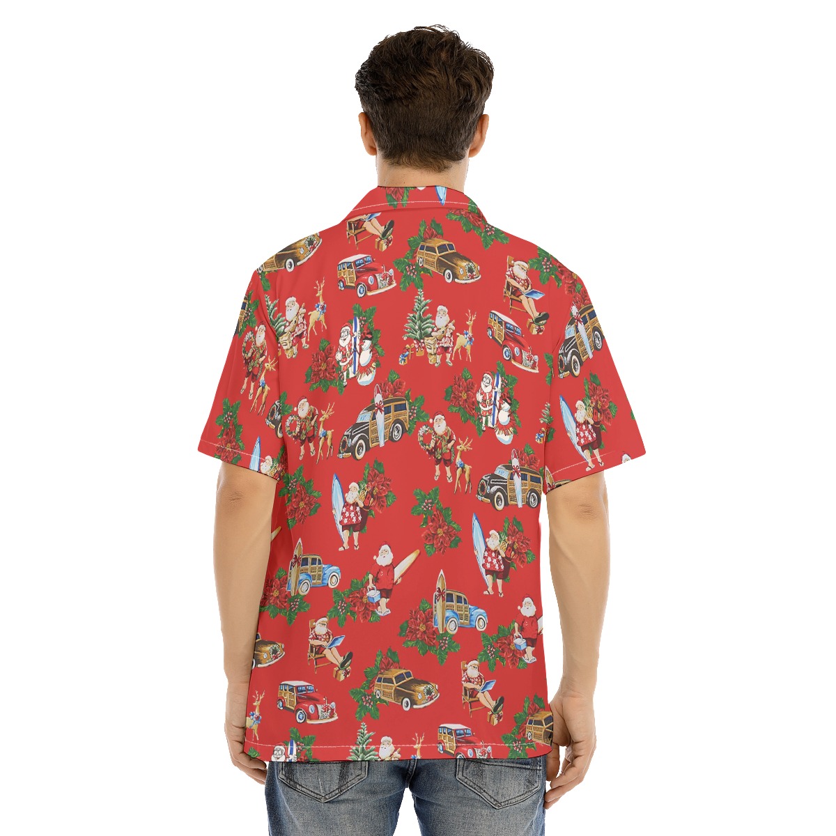 Summer Vacation Santa Claus Hawaiian Shirt For Men