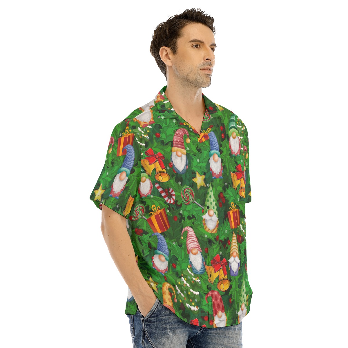 Men's Sweet Garden Gnomes Hawaiian Shirt