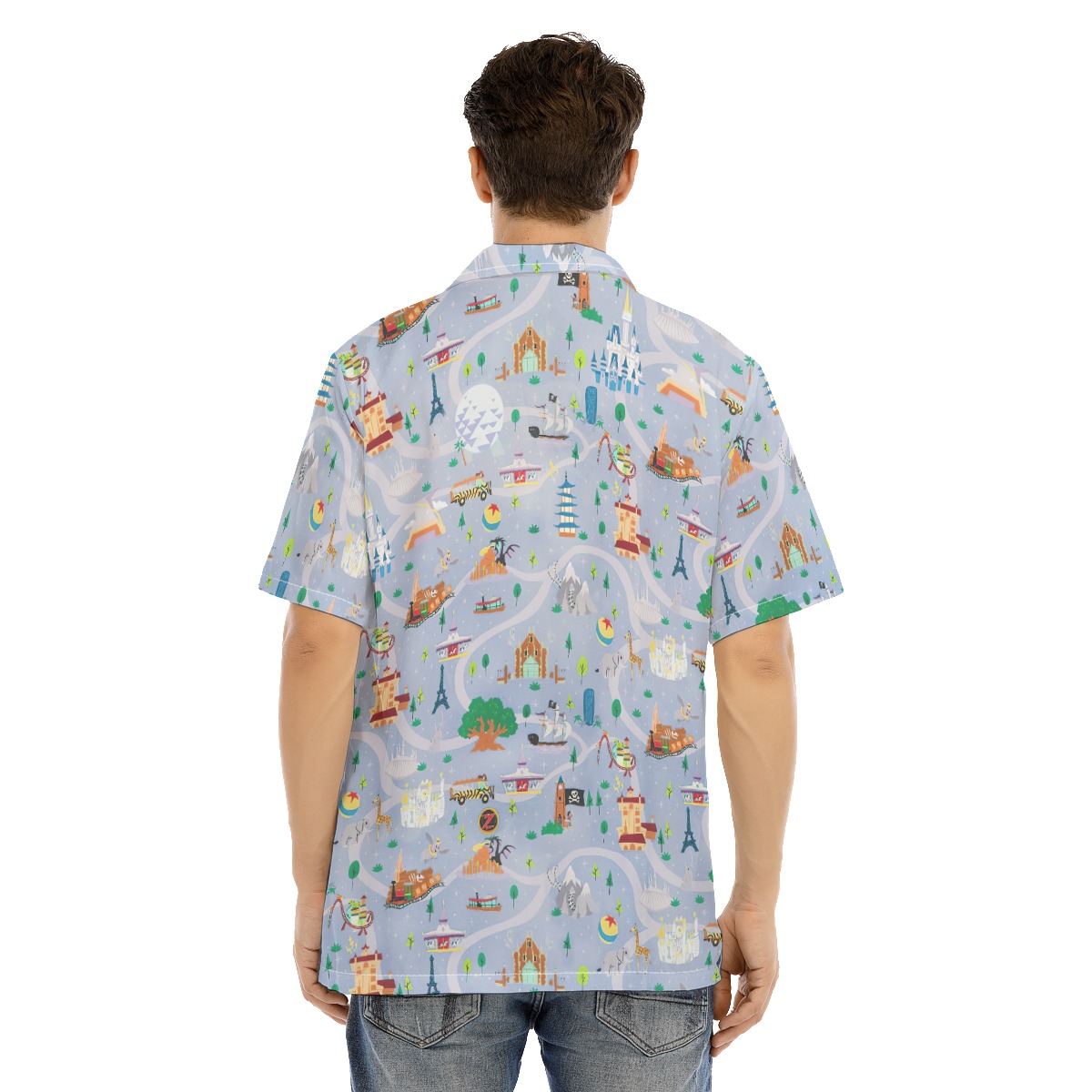 Magic Play Park Purple Hawaiian Shirt For Men