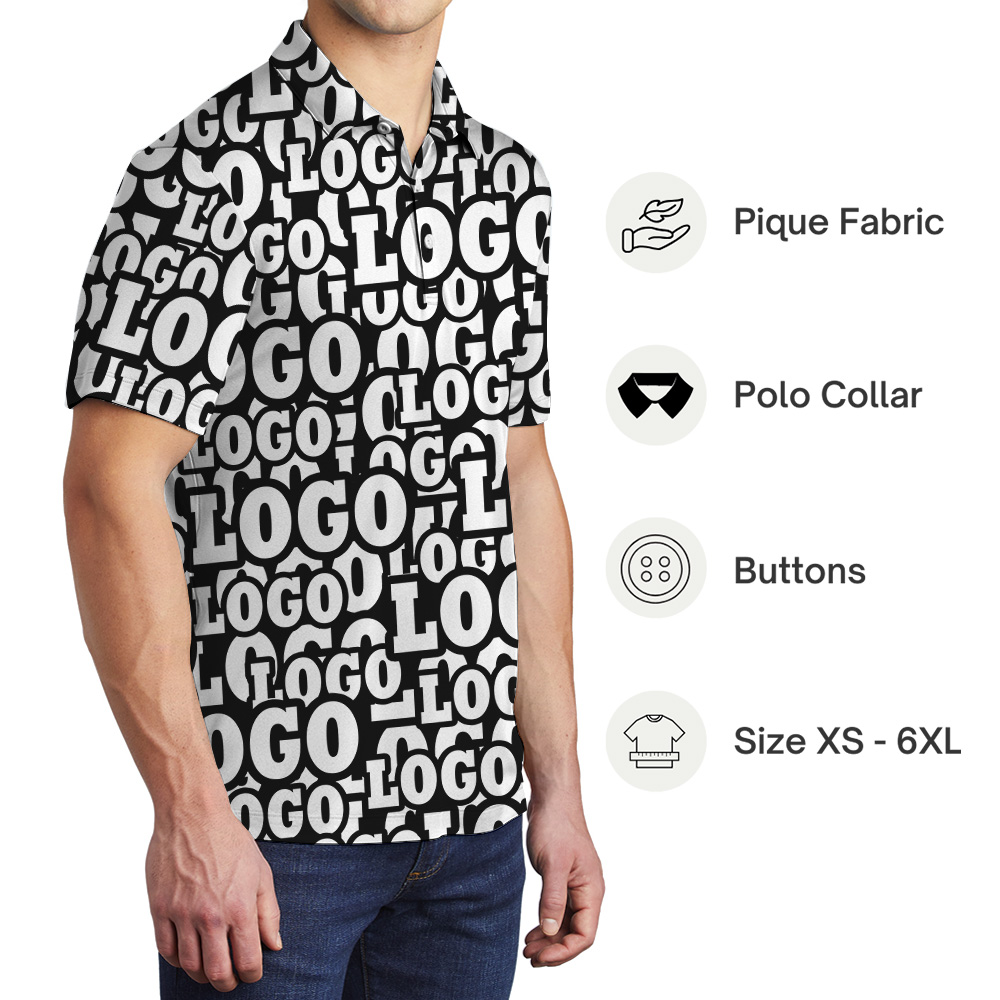 Group Polo Shirt With Custom Logo
