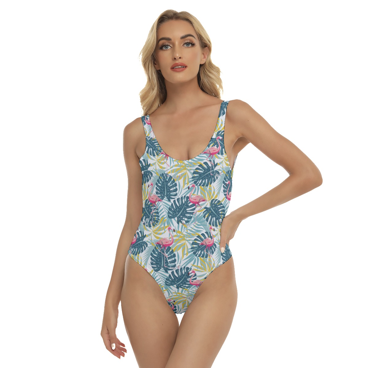 Tropical Flamingo Sexy Summer Swimsuit For Women - variant image 1