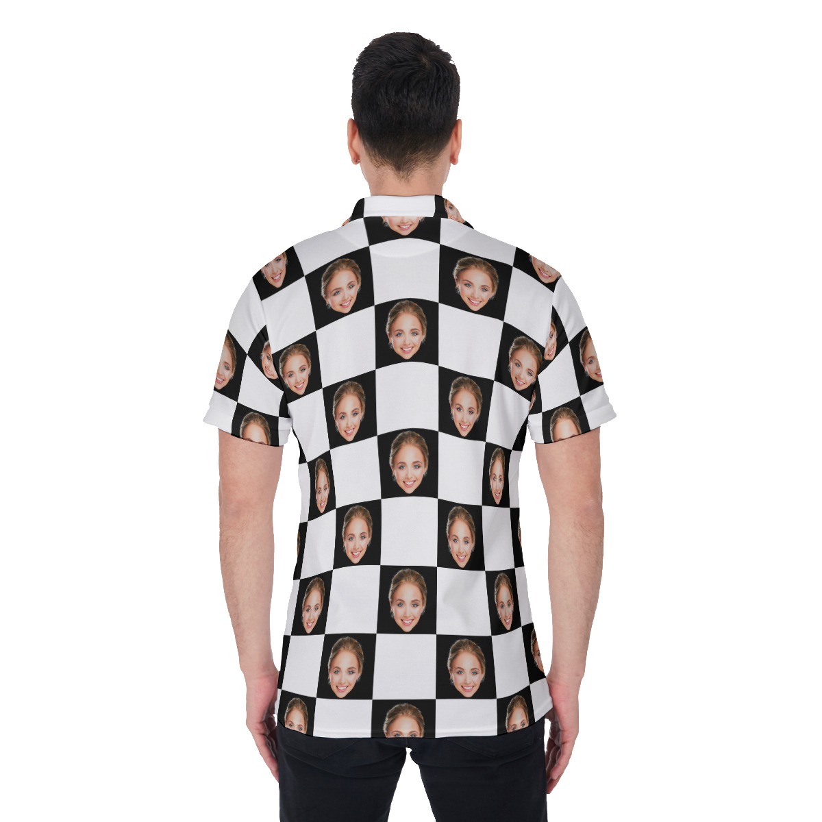 Custom Face Men's Polo Shirt