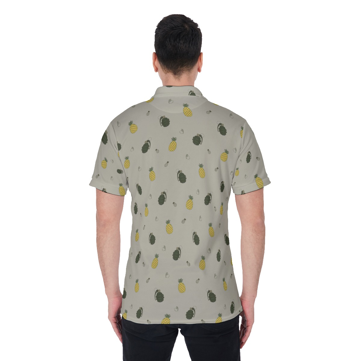 Hawaiian Fruit Men's Polo Shirt