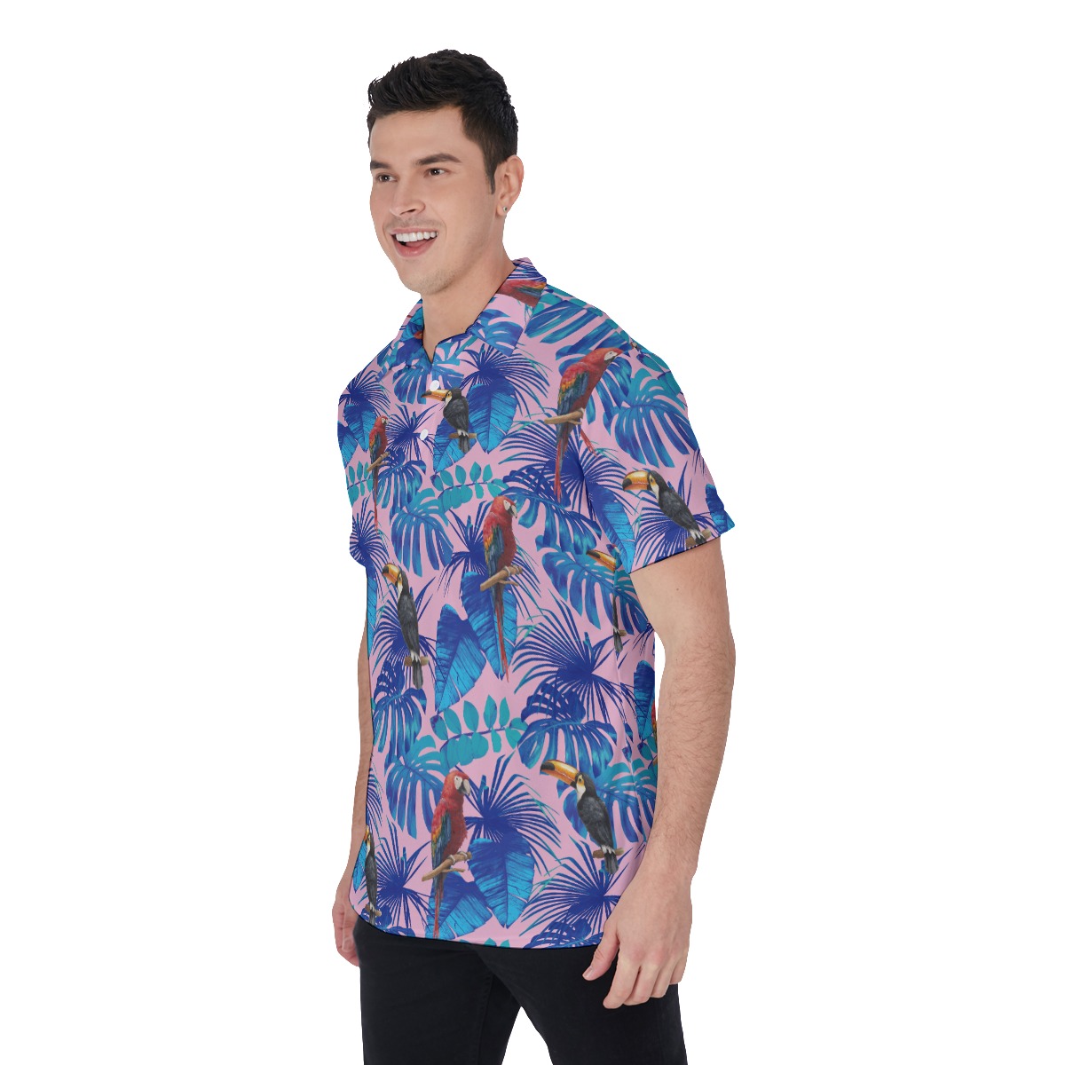 Toucan Tropical Golf Polo Shirt For Men