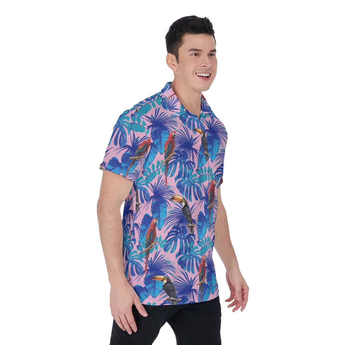 Toucan Tropical Golf Polo Shirt For Men