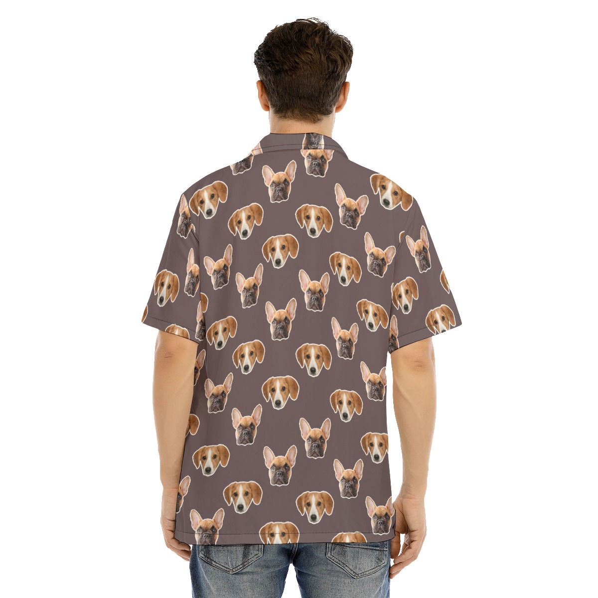 Unique Hawaiian Shirt With 2 Custom Pet Faces