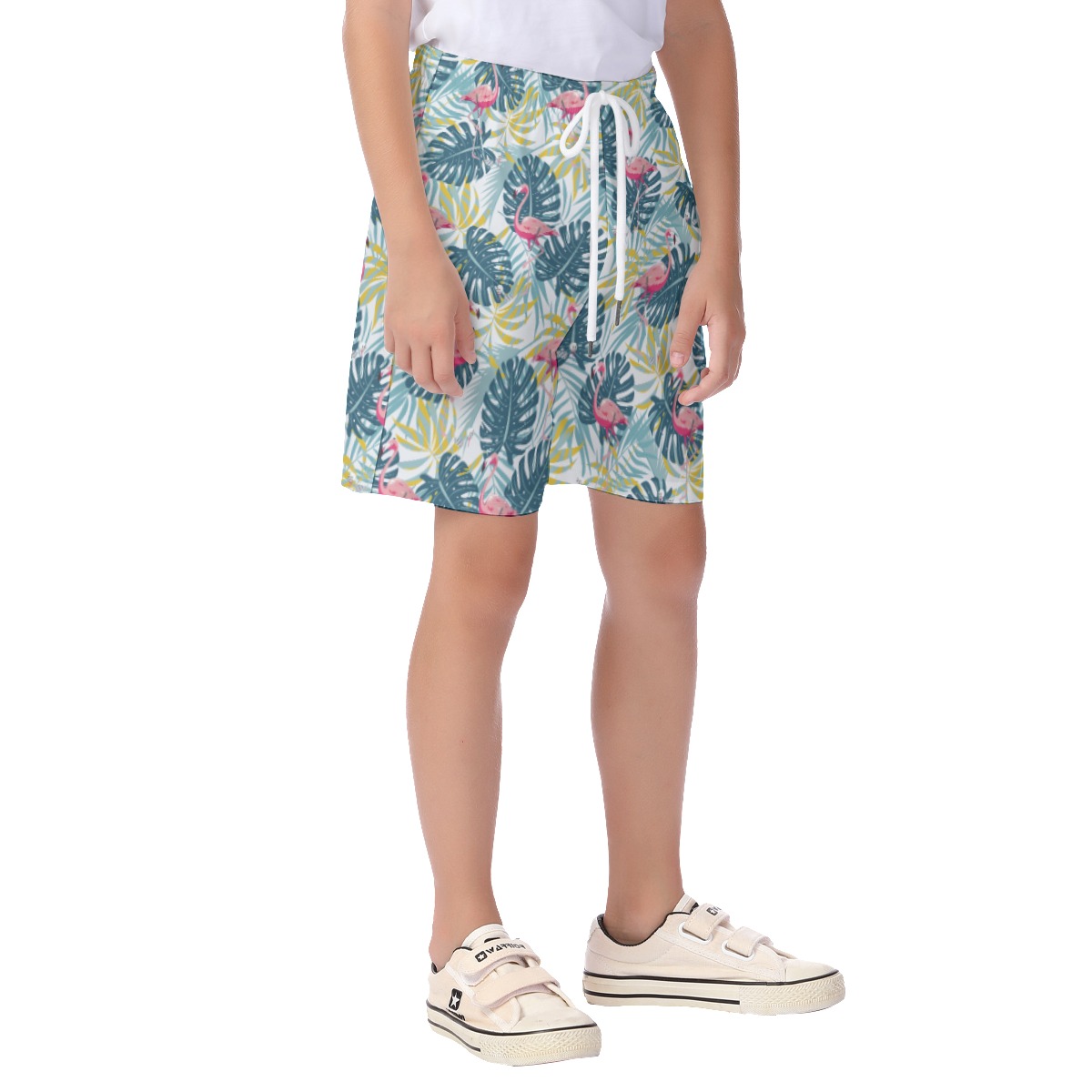 Tropical Flamingo Cute Kid's Shorts