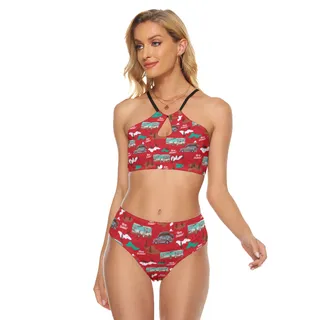 National Lampoons Two Piece Swimsuit For Women