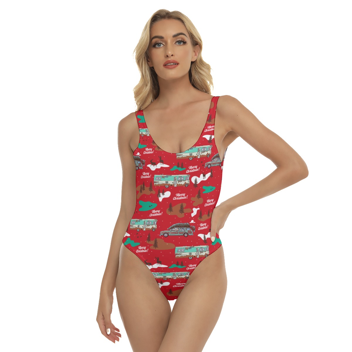Women's National Lampoons Hawaiian One Piece Swimsuit - variant image 1