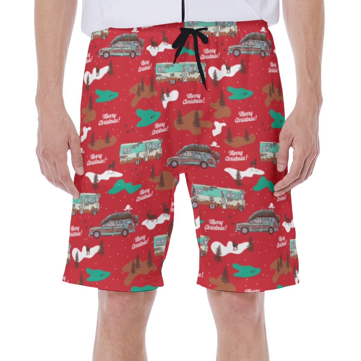 Men's National Lampoons Hawaiian Swim Trunks - variant image 1