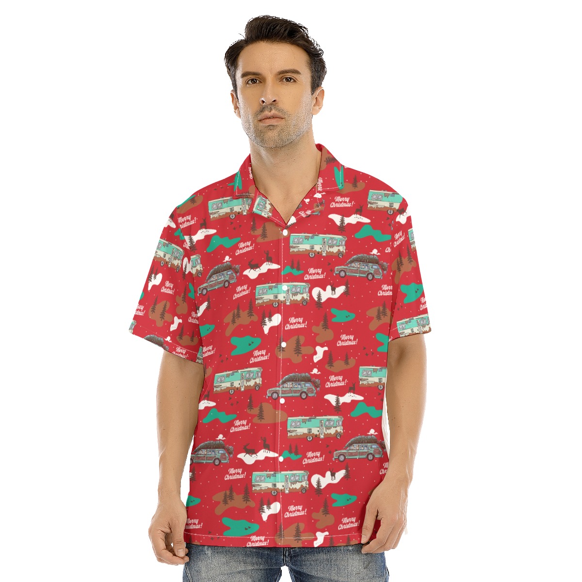 Men's National Lampoon's Christmas Vacation Hawaiian Shirt - variant image 1