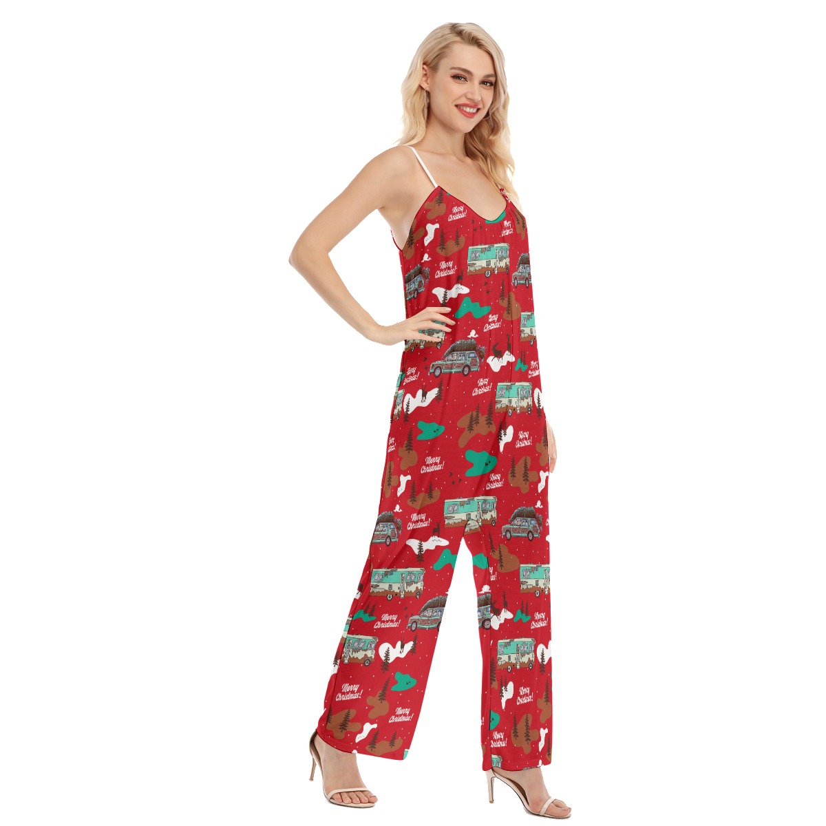 Women's Lampoon Christmas Vacation Hawaiian Jumpsuit