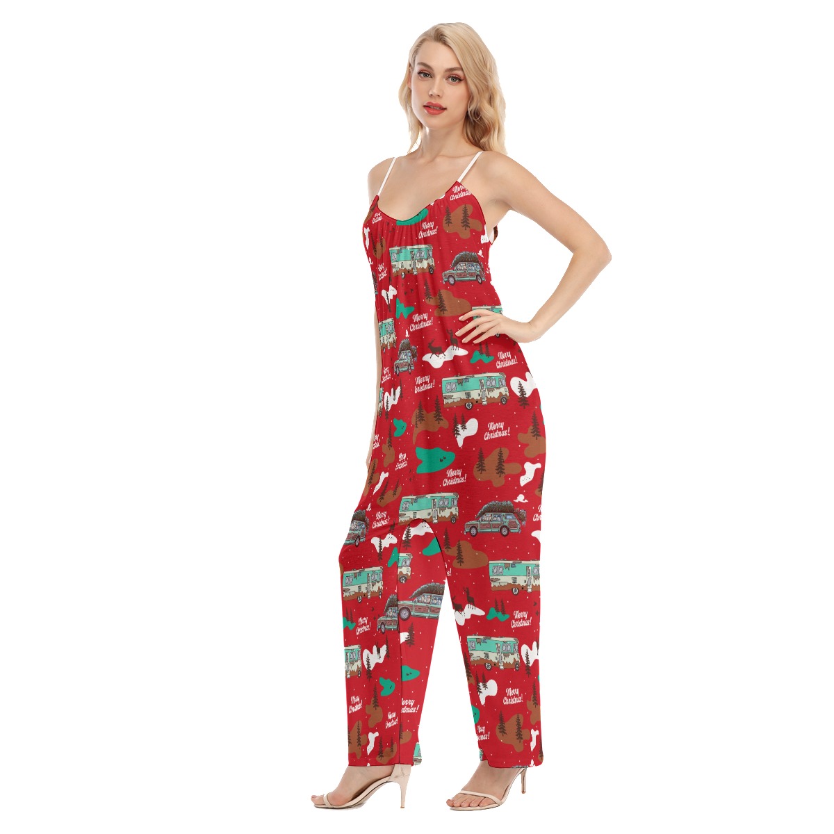 Women's Lampoon Christmas Vacation Hawaiian Jumpsuit