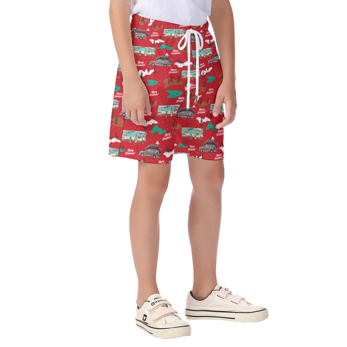 Christmas Vacation Hawaiian Beach Shorts For Kids