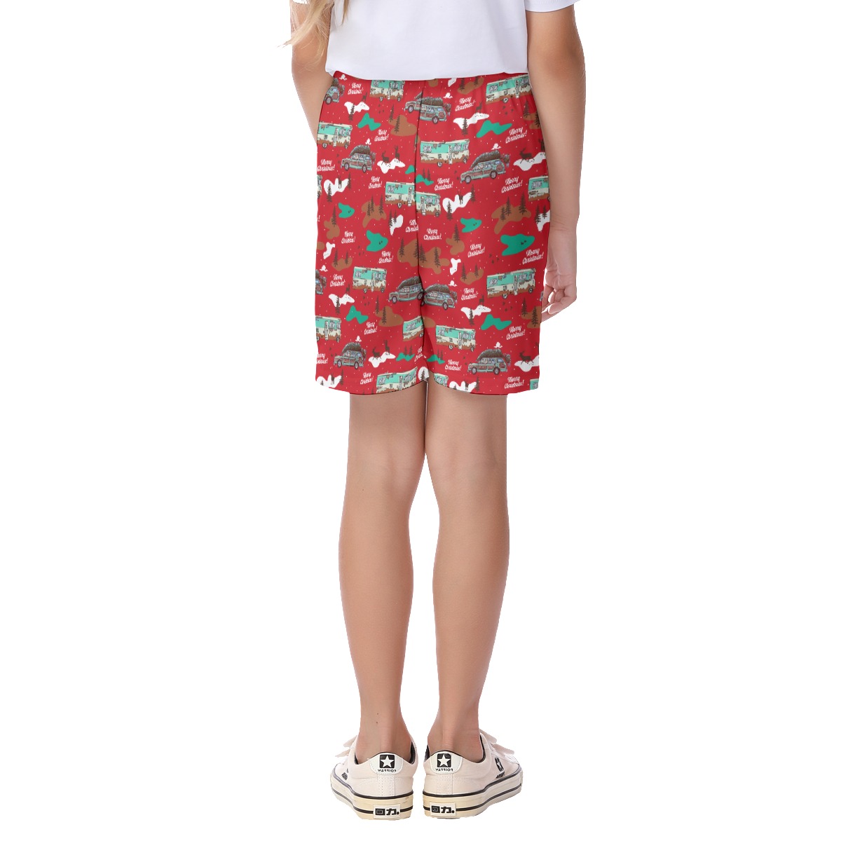 Christmas Vacation Hawaiian Beach Shorts For Kids