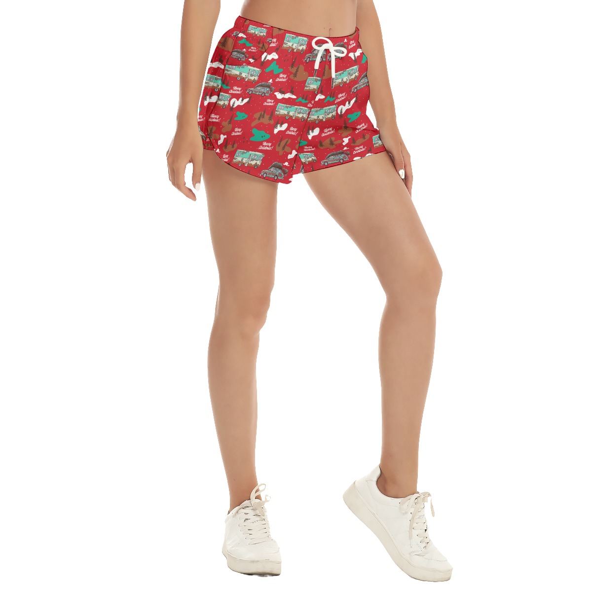 Women's National Lampoons Christmas Hawaiian Beach Shorts
