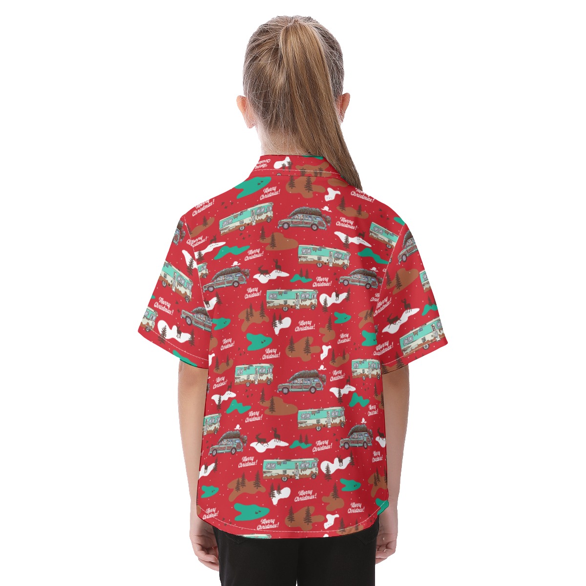 National Lampoons Christmas Vacation Hawaiian Shirt For Kids