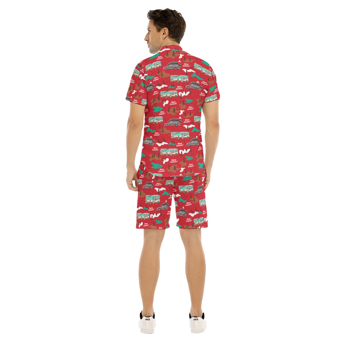Men's Christmas Vacation Hawaiian Shirt And Shorts