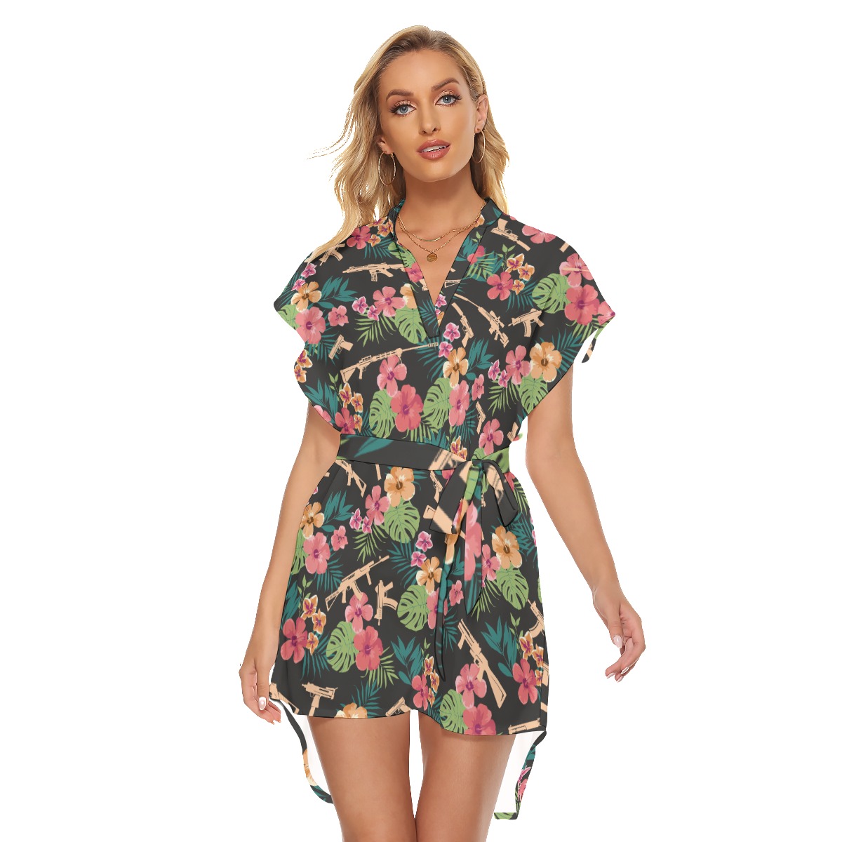 Tactical Gear Hawaiian Dress With Tie - variant image 1