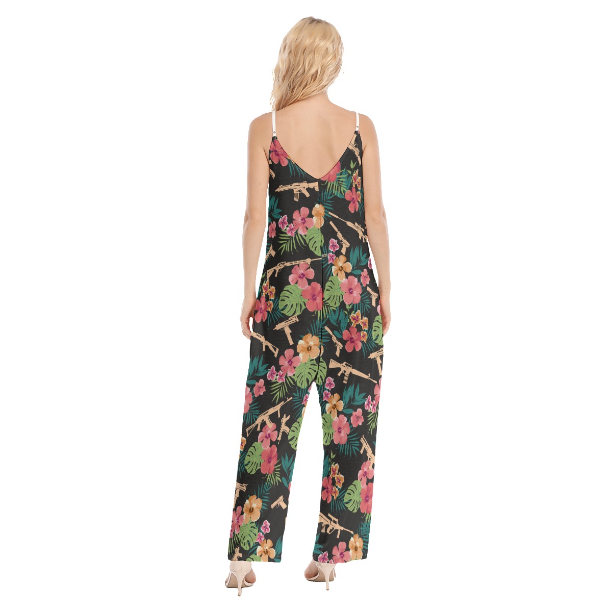 Women's Tropical Gun Hawaiian Jumpsuit