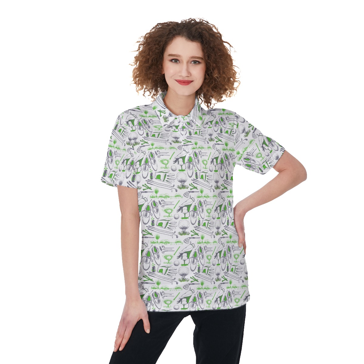 Unique Golf Polo Shirt For Women - variant image 1