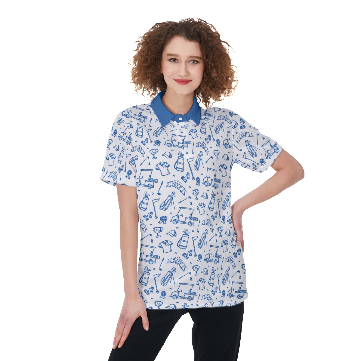 Golf Items Women's Polo Shirt - variant image 1