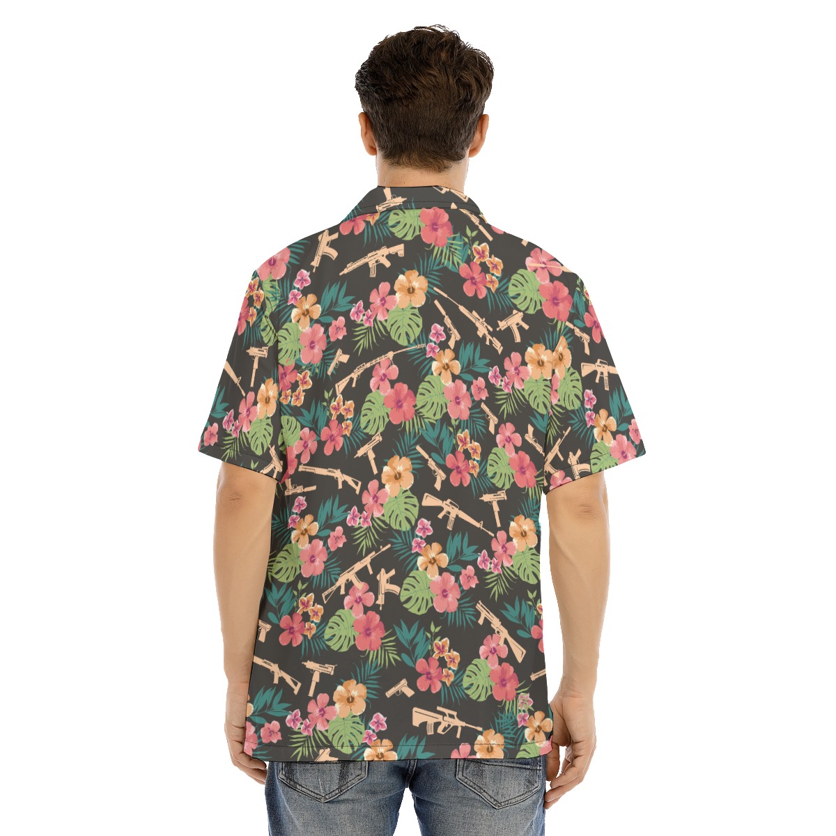 Men's Tactical Gun Hawaiian Shirt