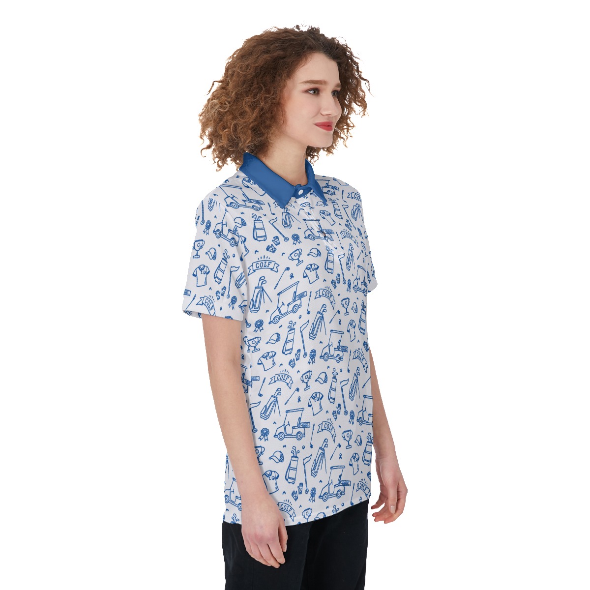 Golf Items Women's Polo Shirt