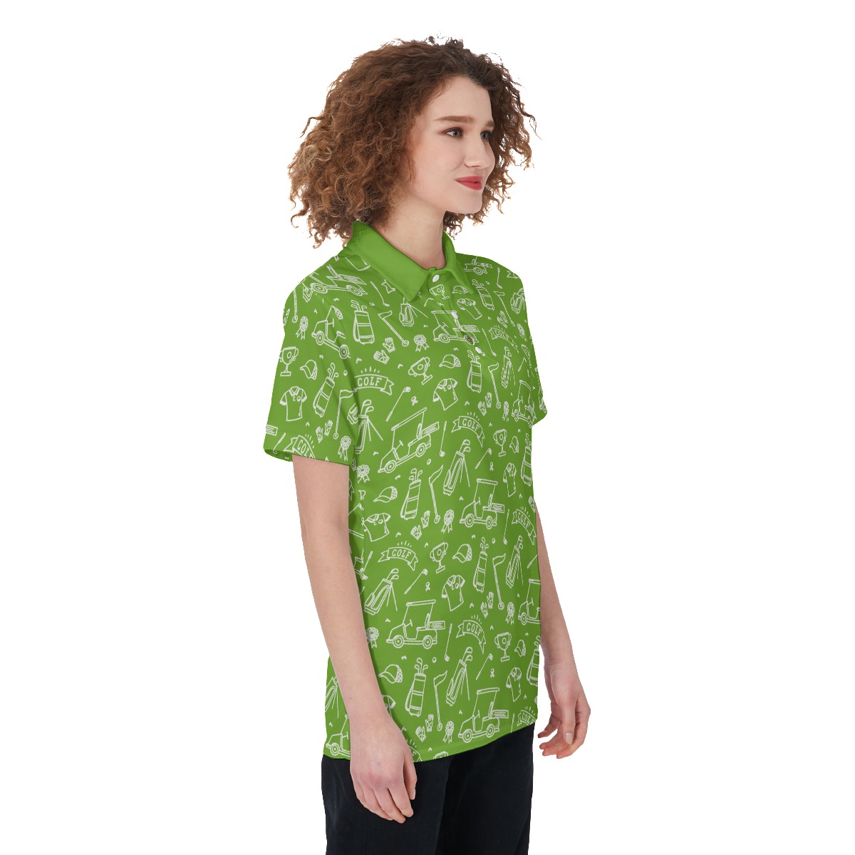 Green Ladies Golf T-Shirt