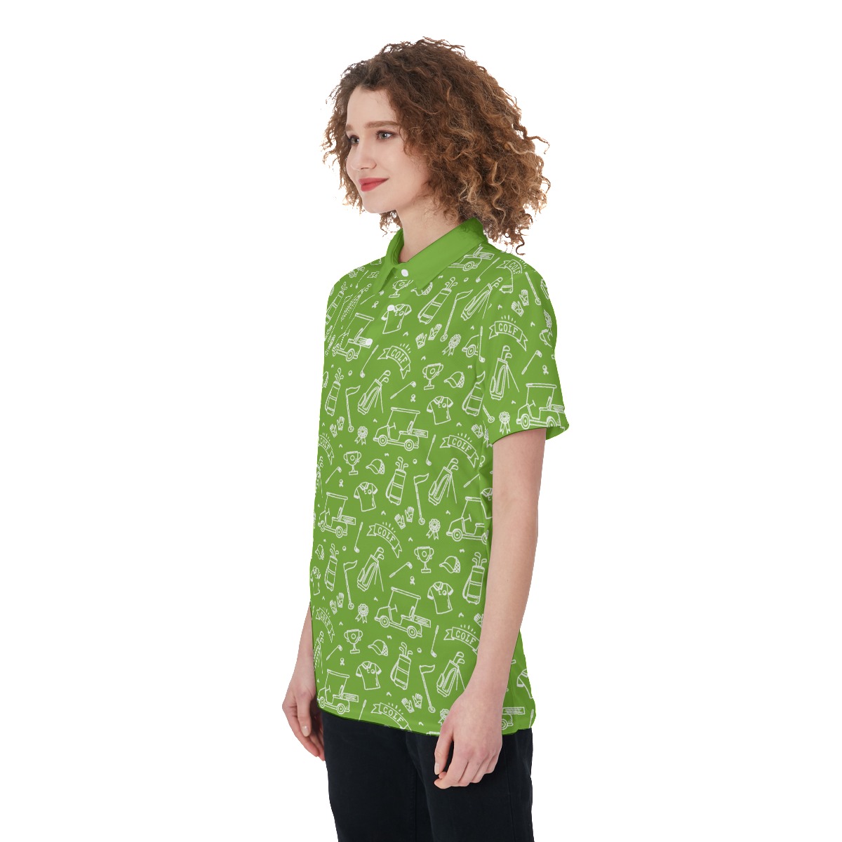 Green Ladies Golf T-Shirt