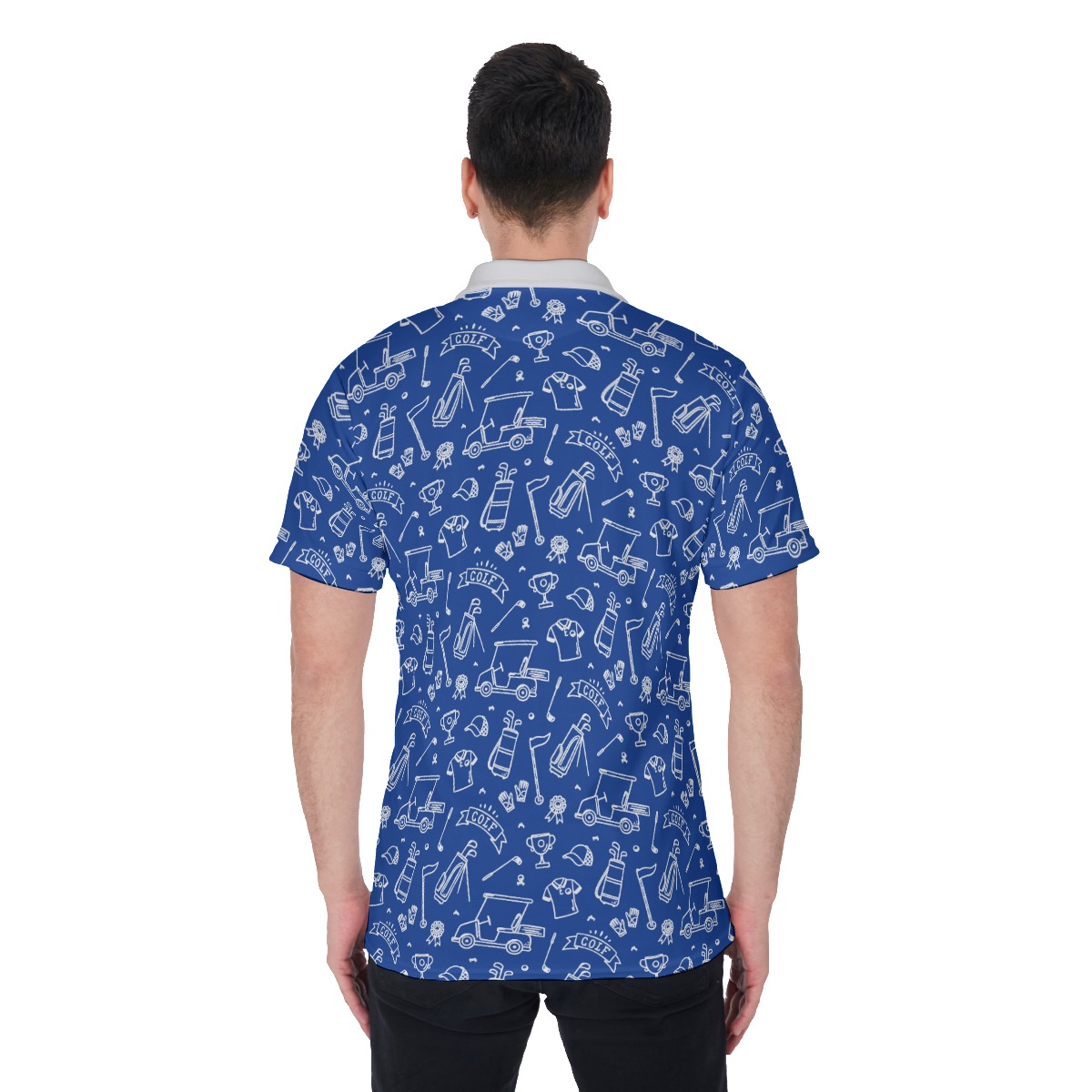 Navy Polo Shirt For Men