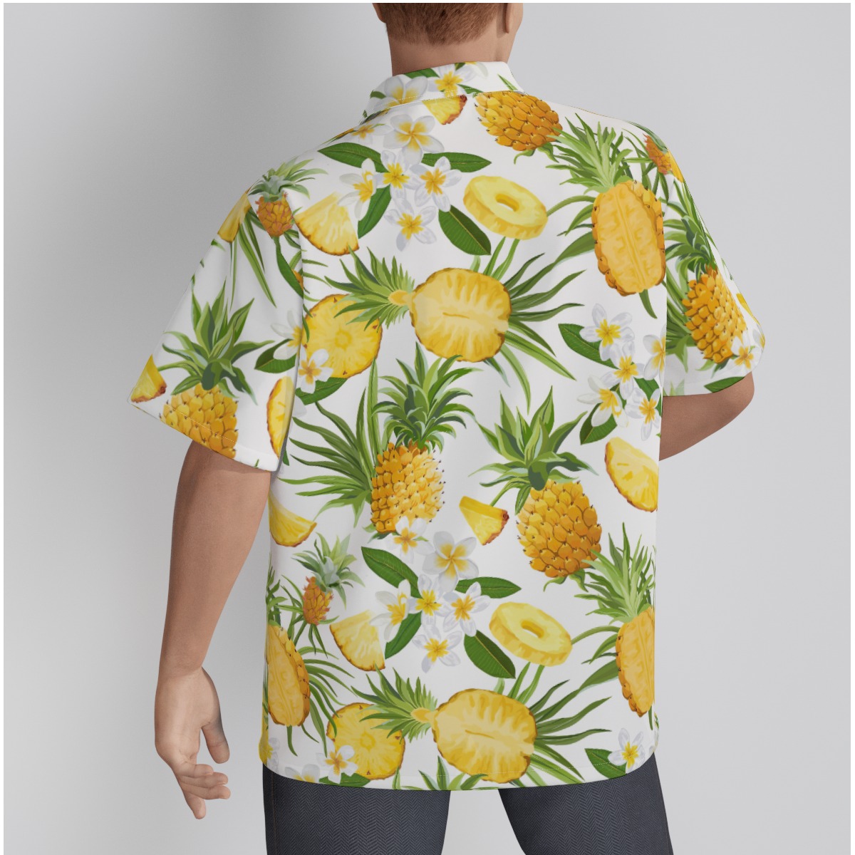 Funny Custom Dog Face Hawaiian Shirt For Men